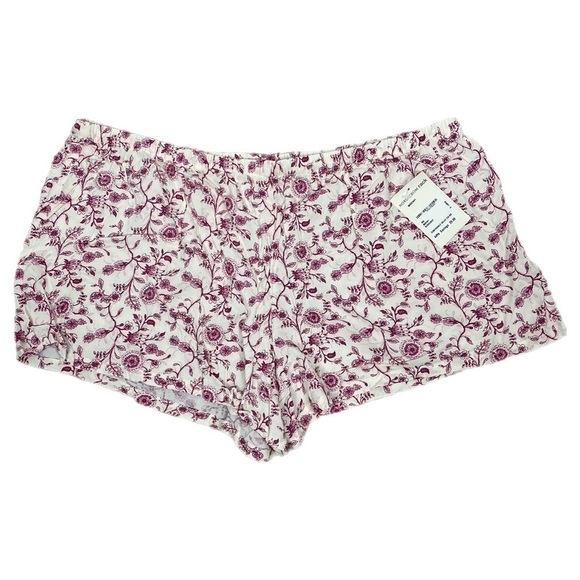 NWOT | In Bloom by Jonquil Floral 100% Rayon Sleep Shorts Size XL - Picture 1 of 4